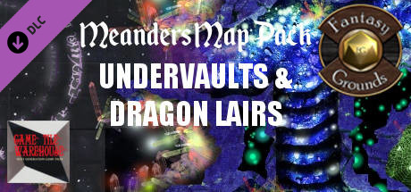 Fantasy Grounds - Meanders Map Pack: Undervaults & Dragon Lairs (Map Pack) banner image