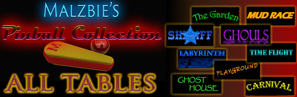 Malzbies Pinball Collection - All tables fill up