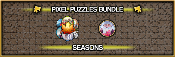 Pixel Puzzles Jigsaw Bundle: Seasons