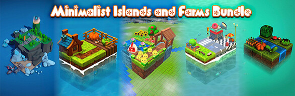 Minimalist Islands and Farms Bundle