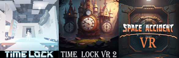 87% SALE VR BUNDLE - Time Lock VR-1; Time Lock VR-2; Space Accident VR +