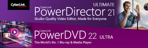 CyberLink PowerDirector 21 Ultimate + PowerDVD 22 Ultra в Steam
