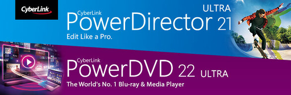 CyberLink PowerDirector 21 Ultra + PowerDVD 22 Ultra