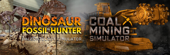 Dinosaur Fossil Hunter + Coal Mining Simulator