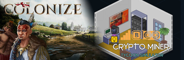 Colonize & Crypto Miner Tycoon Simulator