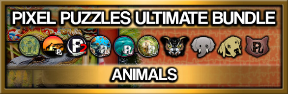 Pixel Puzzles Ultimate Jigsaw Bundle: Animals