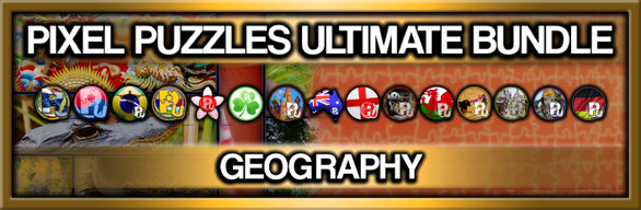 Pixel Puzzles Ultimate Jigsaw Bundle: Geography