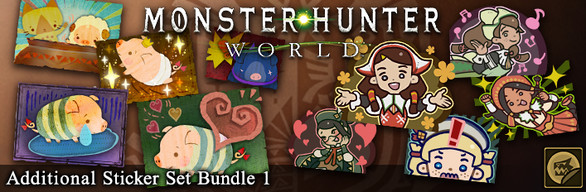 Monster Hunter: World - Additional Sticker Set Bundle 1