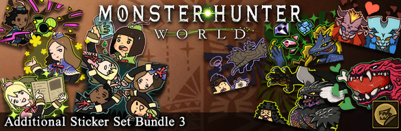 Monster Hunter: World - Additional Sticker Set Bundle 3