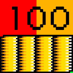 Collected 100 (all) coins