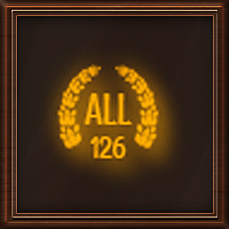 Completed all stages with 126 pieces