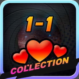 Get three collections in stage 1-1 achievement