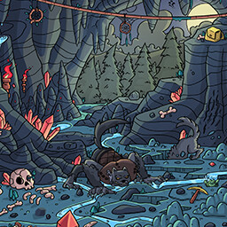 Completed Den of the Werewolves level.
