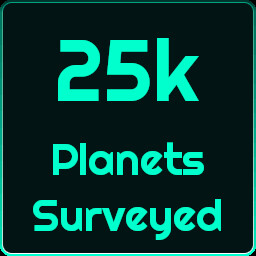 25k Planets Surveyed