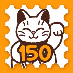 Pat 150 cats achievement