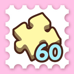 60 jigsaw pieces