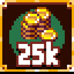 25,000 Gold