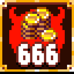 Get the number of the beast in gold