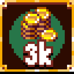 3,000 Gold
