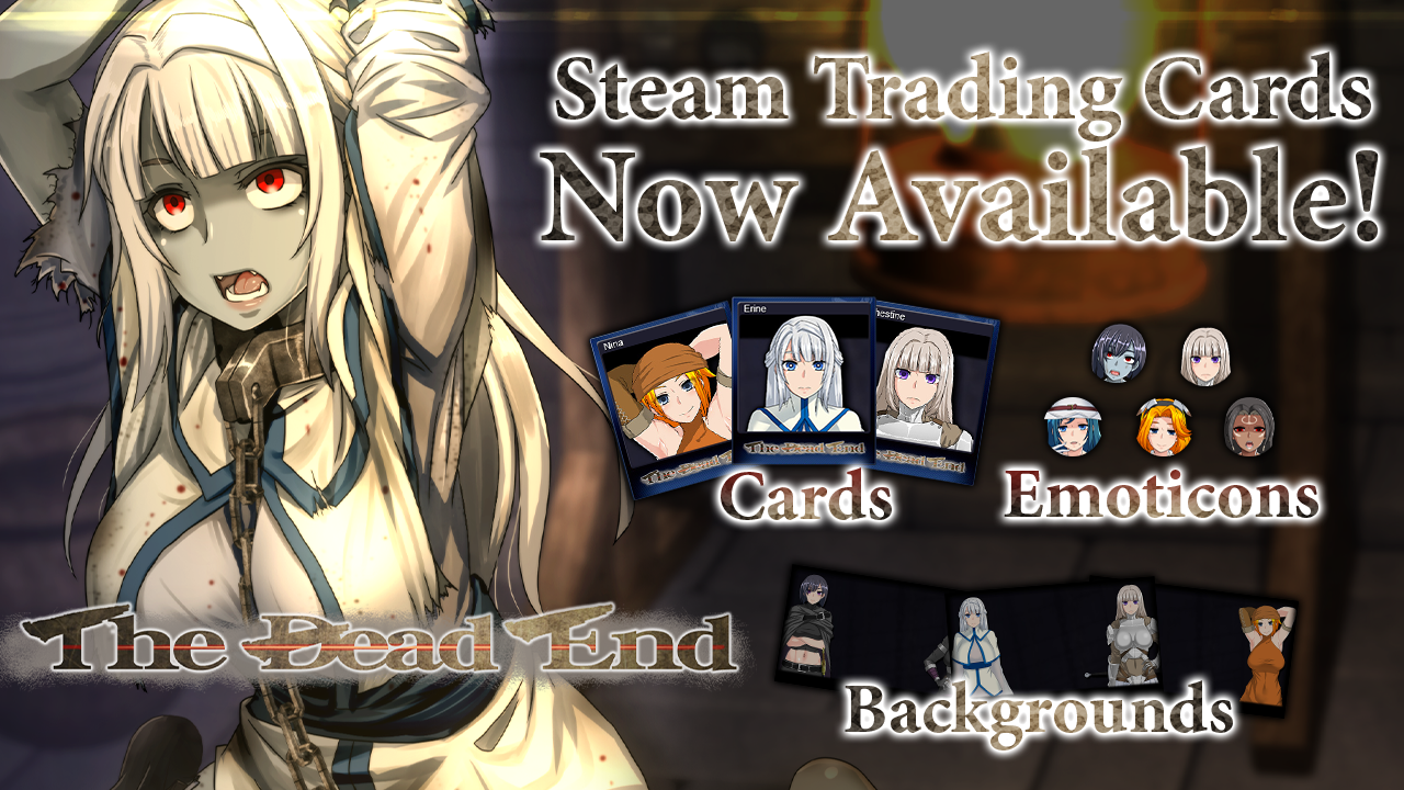 Kagura Games The Dead End 呪われし迷宮と乙女達 のsteamトレーディングカードが登場 Steamニュース