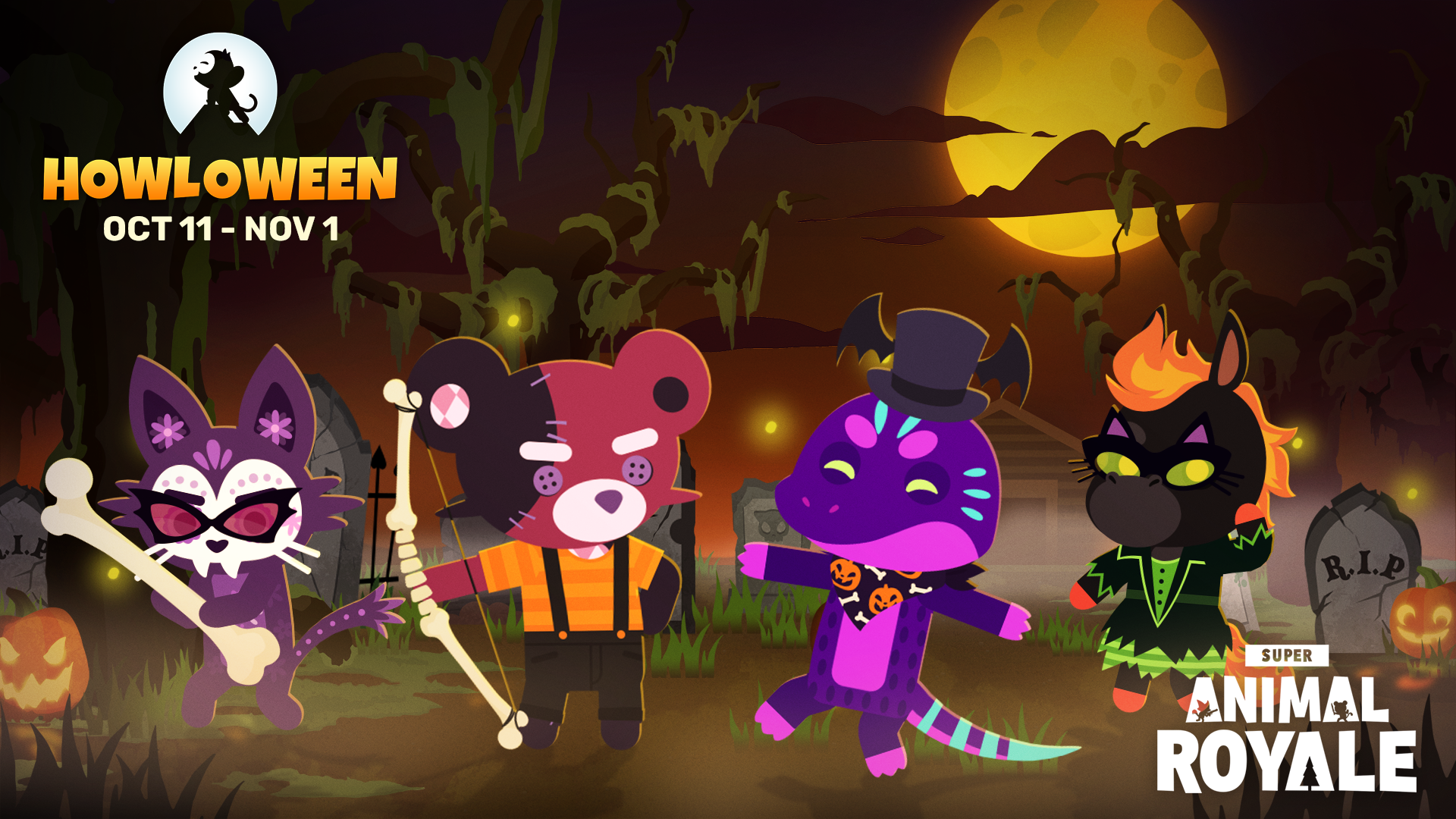 Steam :: Super Animal Royale :: Howloween Comes Screaming Back to the  Island!