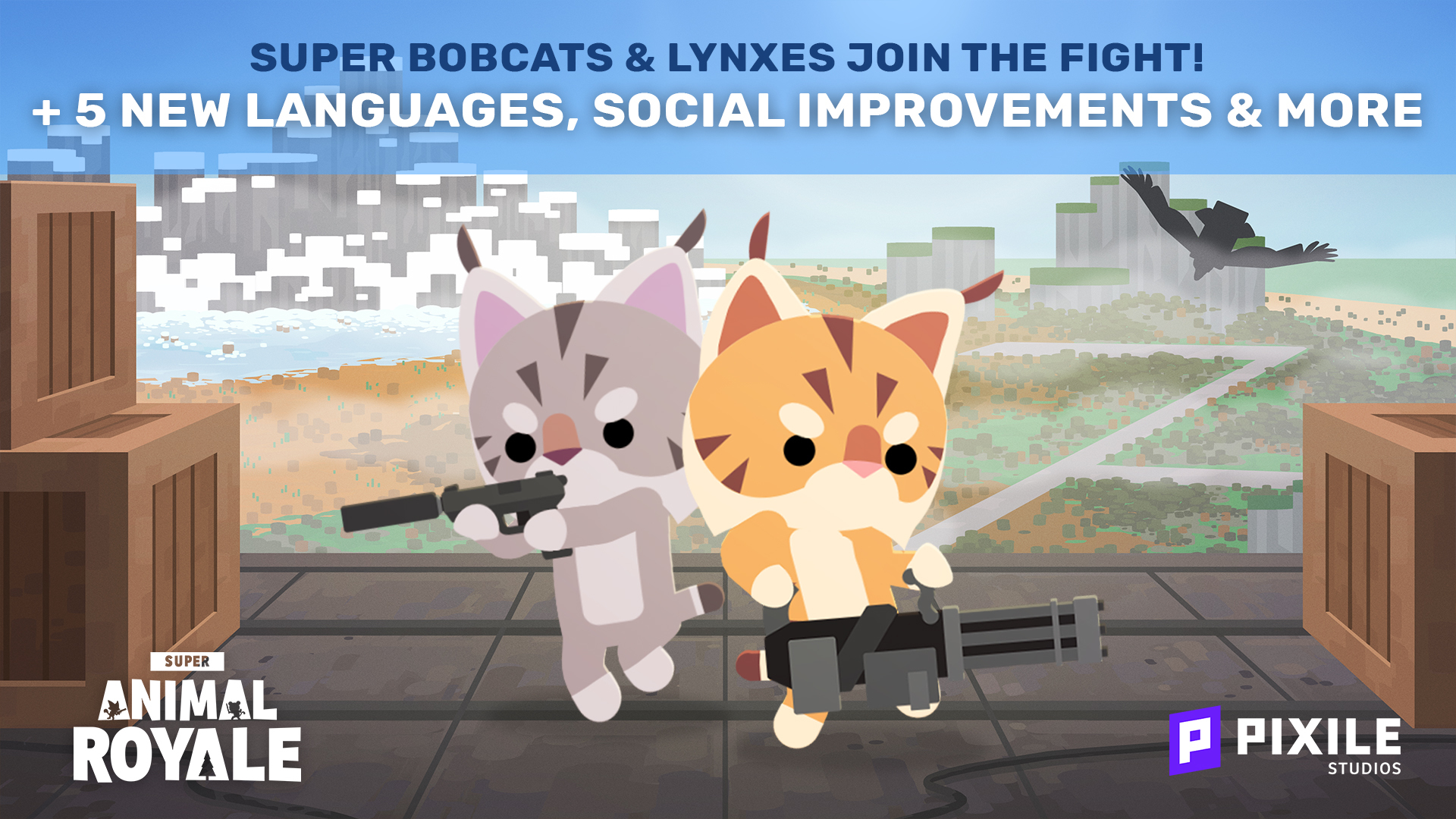 Steam :: Super Animal Royale :: Super Bobcat and Super Lynx have arrived  with a furrocious new update