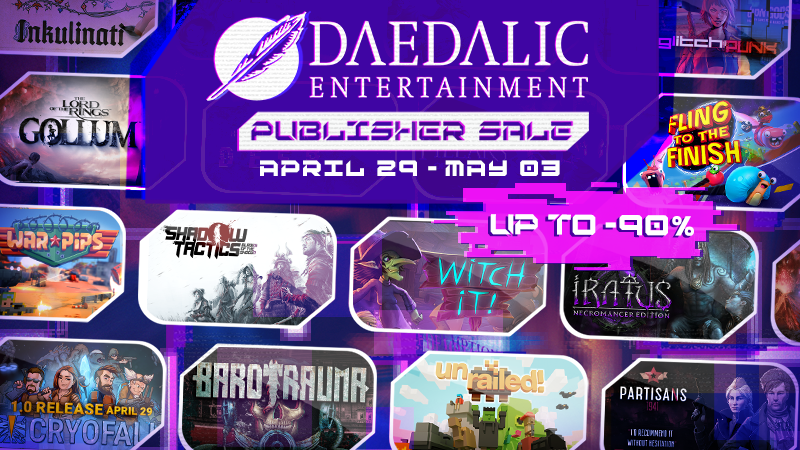 Daedalic Entertainment Daedalic Publisher Sale Steam News