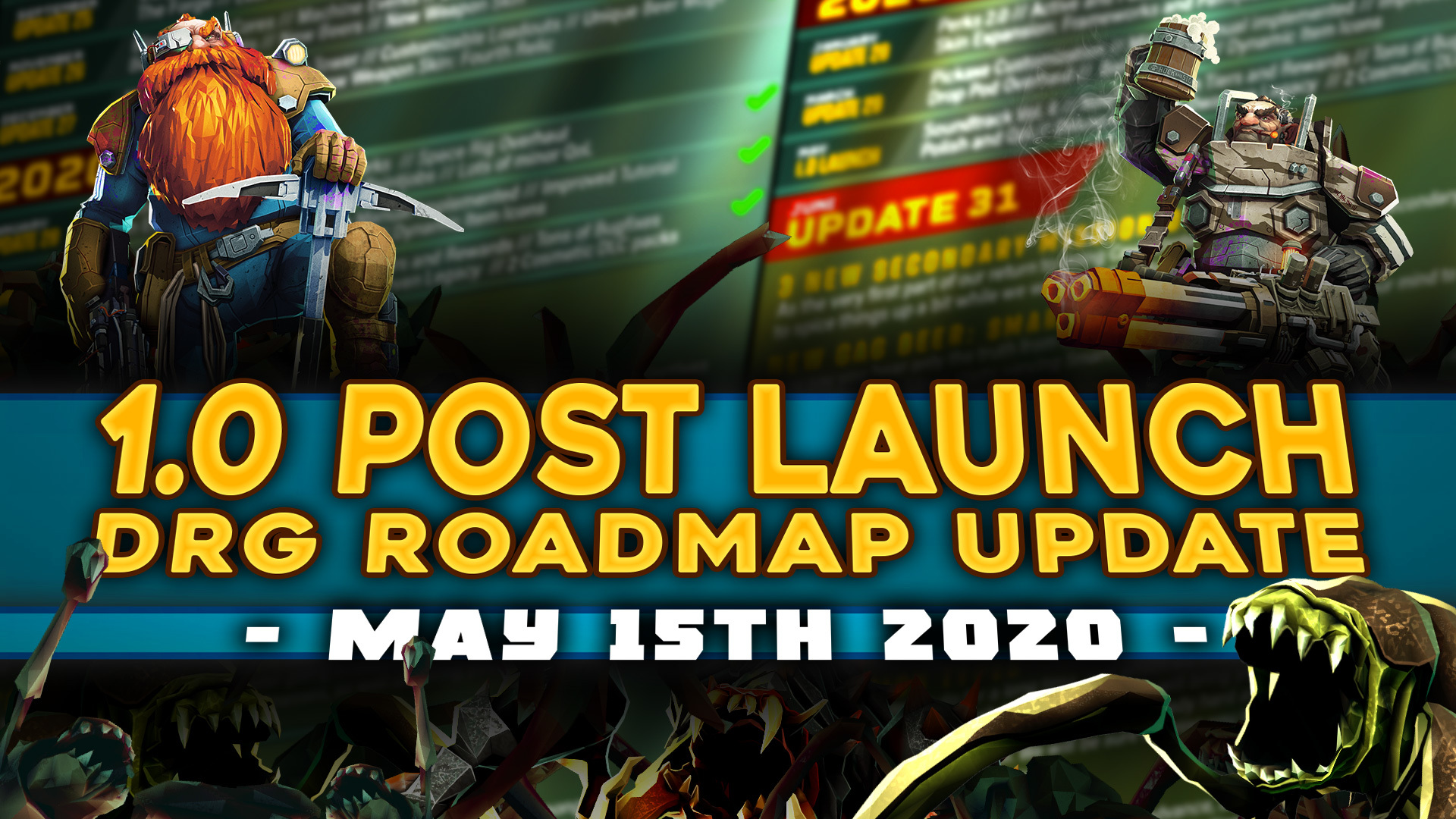 Deep Rock Galactic Roadmap Update Steam News