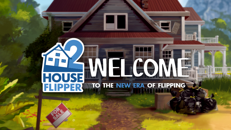 House flipper 2 сохранение. Хаус Флиппер 2. Steam House. Надпись Хаус Флиппер 2. House Flipper 2 Бобр.