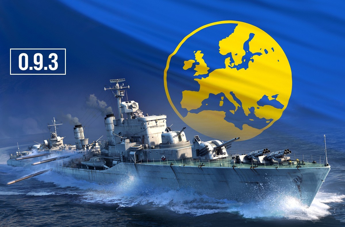 World Of Warships アップデート 0 9 3 ヨーロッパ駆逐艦 パート 2 Steamニュース