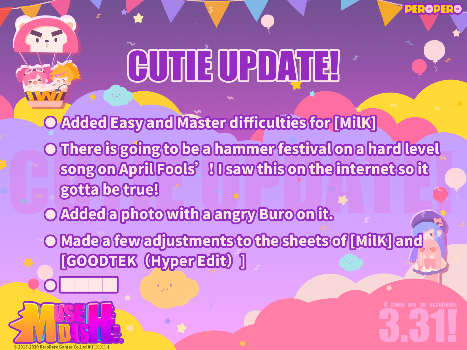 Muse Dash Today Is Not April Fools So What I Wrote Are All True Steam News