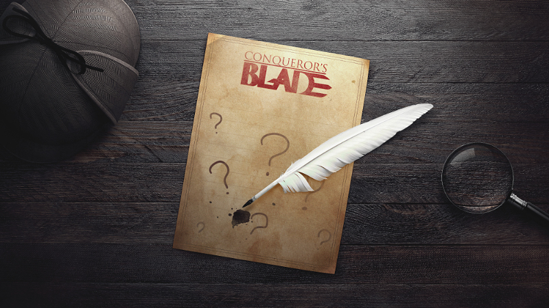 Conqueror #39 s Blade A new clue in the case of the missing Community