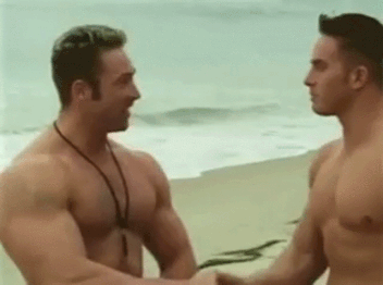 hot muscle gay men gifs