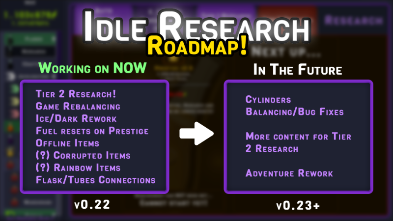 idle research next update
