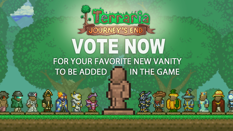 Terraria Terraria Journey S End Vanity Contest Finalists Amp Voting Steam ニュース