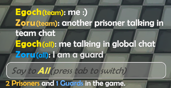 Chat with prisoners