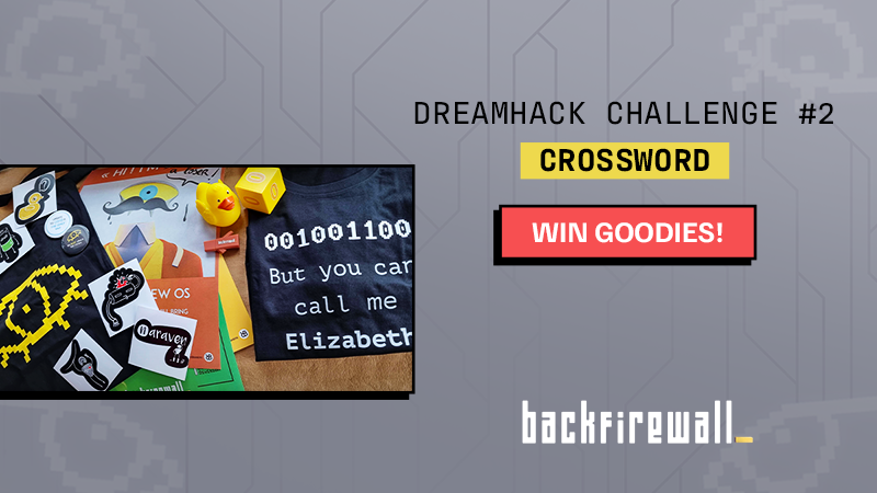Backfirewall Solve a crossword to win a gadget set Steam News