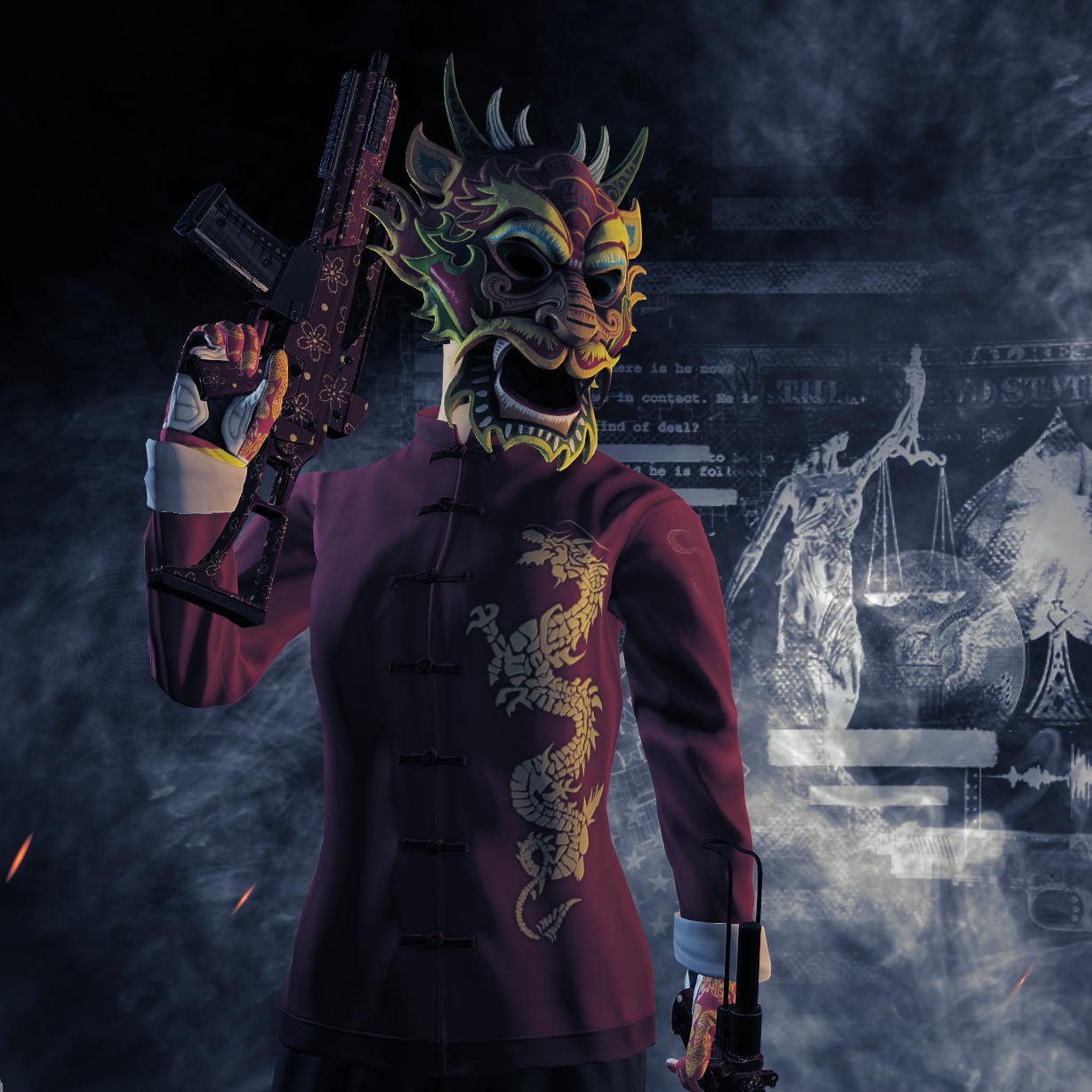 Steam Payday 2 Payday 2 アップデート4 Amp Dragon Pack