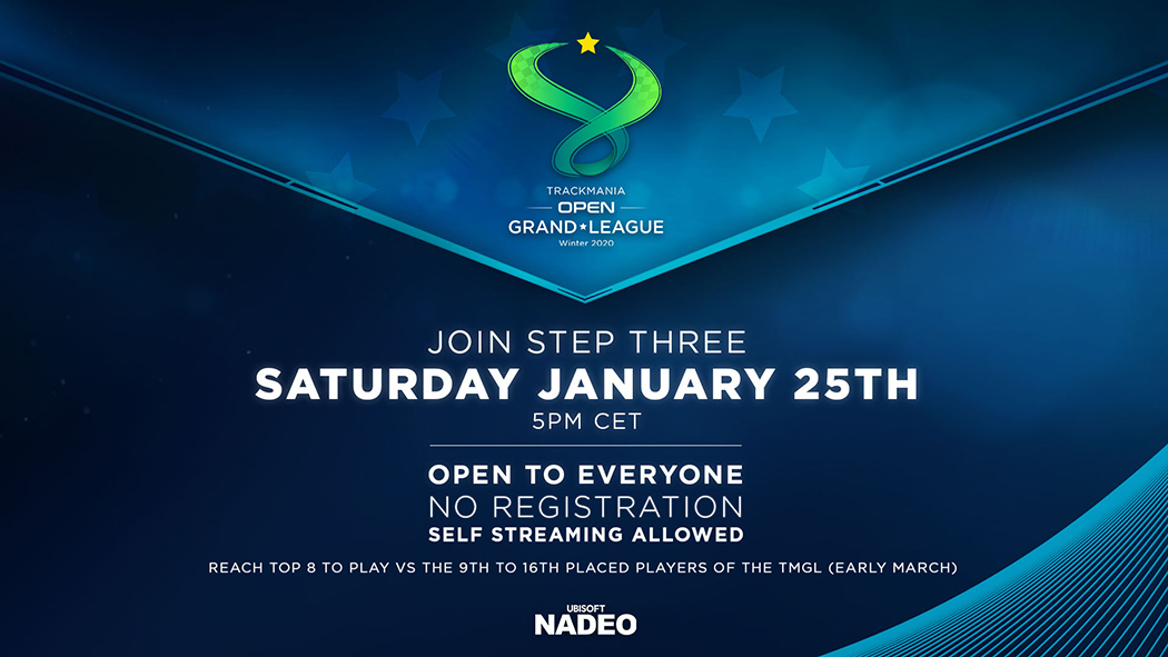 Trackmania Stadium Are You Ready For The Step 3 Of Trackmania Open Grand League Steam News