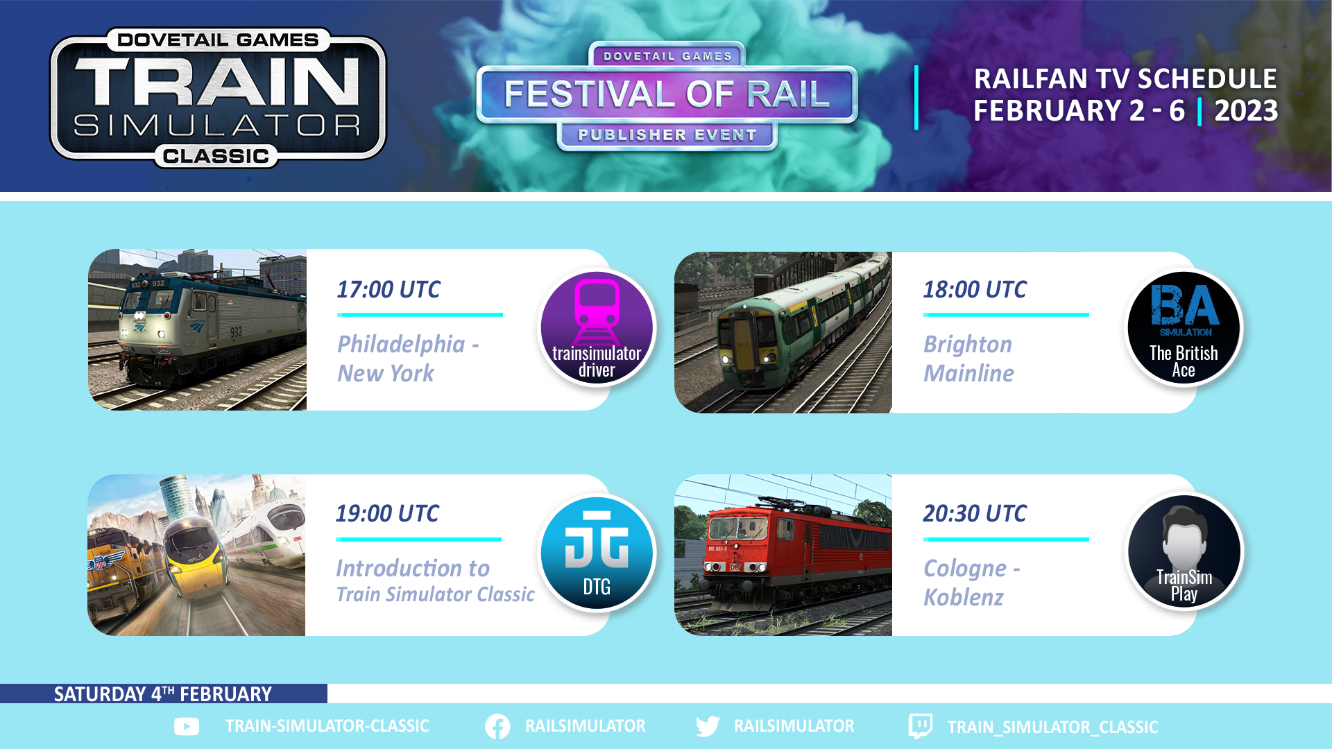 Festival of Rail 2023 - Saturday Broadcast