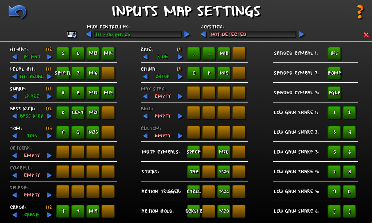 Map setup. Add input Mapping.