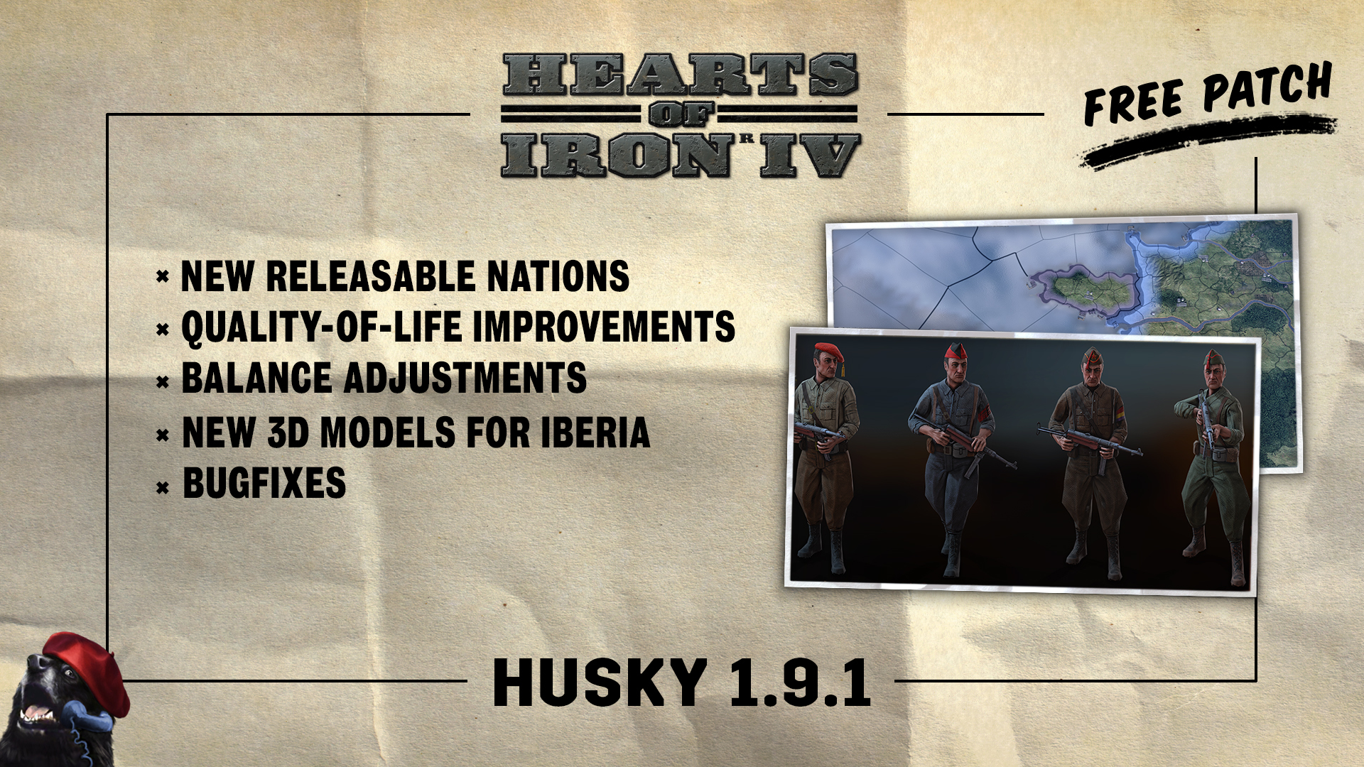 Hearts Of Iron Iv Dev Diary 1 9 1 Patch Roadmap Update Steam News