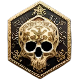 Gold Skull