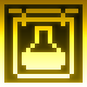 Filled Golden Flask