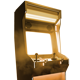 Golden Arcade Cab, like the ancient Egyptians used to play