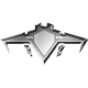 Silver Space Fighter
