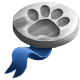 Silver paw medal