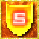 S Rank Medal. Awarded to super players.