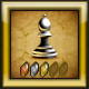 King of Crowns Chess Online - Gold Bishop Badge}