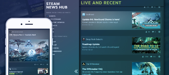 Steam News - The updated Steam Mobile App is now available - Steam News